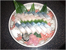高級塩鯖使用 鯖寿司